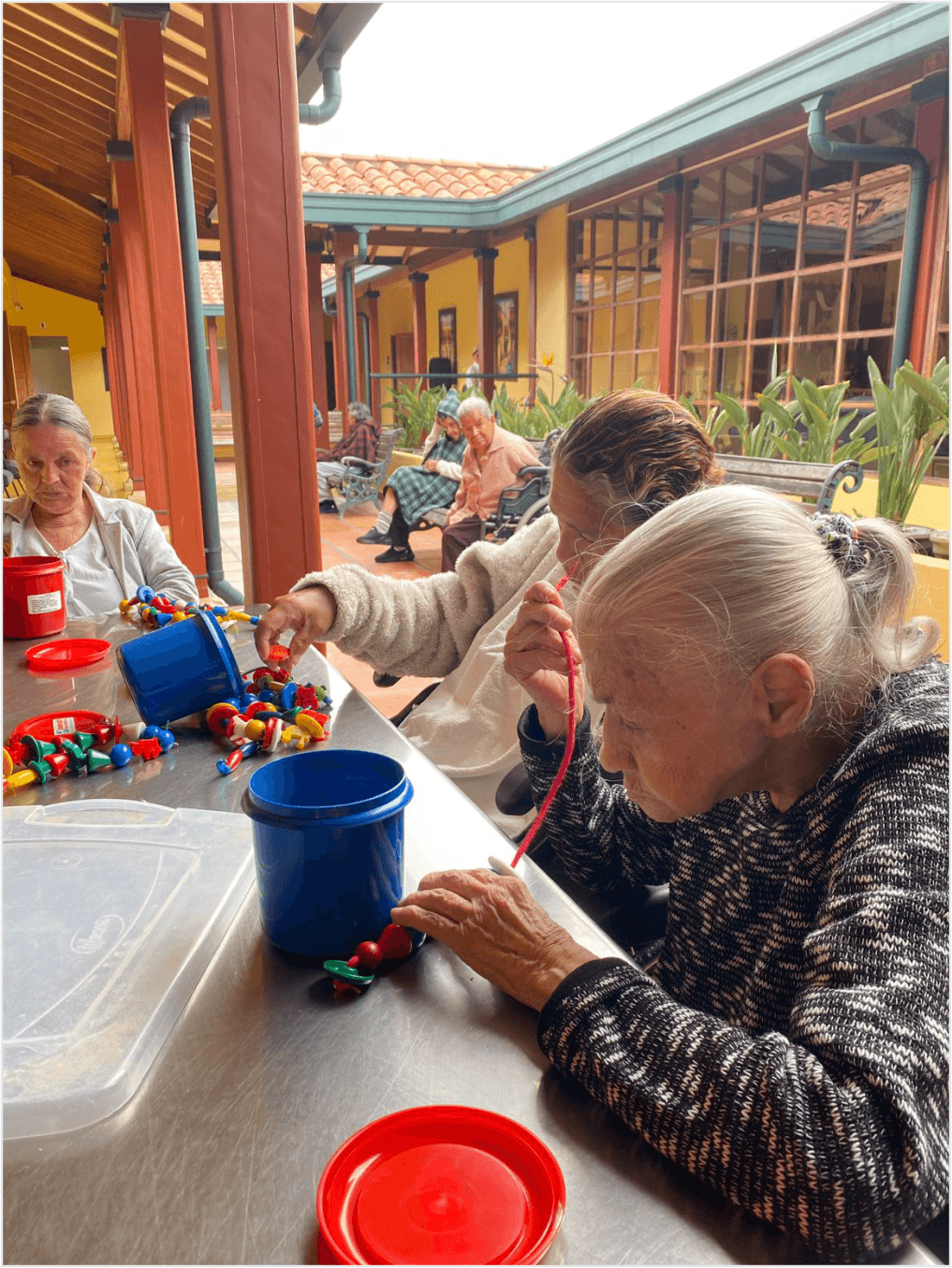 Actividades recreativas en la fundación